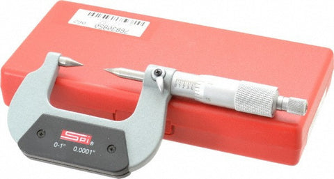 SPI POINT MICROMETER- 0-1" .0001