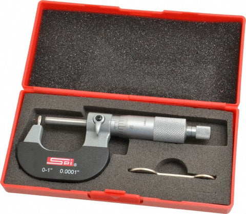 SPI SPECIALTY MICROMETER- 0-1" .15" HEAD TUBE