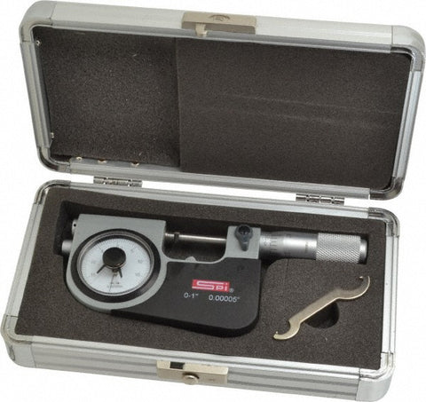 SPI INDICATING MICROMETER- 0-1"