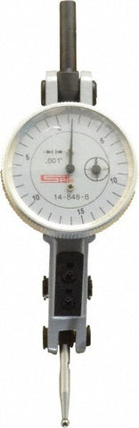 SPI HORIZ TEST INDICATOR- .060" .001" 1.0"DIAL