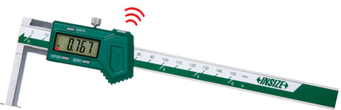 DIGITAL INSIDE GROOVE CALIPER, .43-6"/11-150mm, built-in wireless