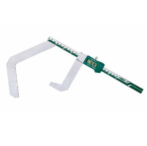 Insize 1529-23 ELECTRONIC V TYPE CALIPER, 2-8"/50-200mm, 23 flutes
