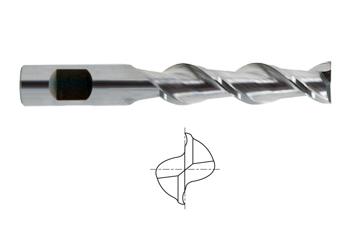 2 FLUTE REGULAR LENGTH 42 DEG HELIX STRAIGHT SHANK TIN COATED CARBIDE FOR ALUMINUM