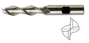 18071HE 1/2 x 1/2 x 2 x 4 2 FLUTE LONG LENGTH HI HELIX TIALN-EXTREME COATED HSS End Mill