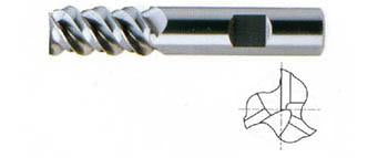20579TC 5/16 x 5/16 x 13/16 x 2-1/2 3 FLUTE REGULAR LENGTH 60 DEG HELIX TICN-COATED CARBIDE End Mill