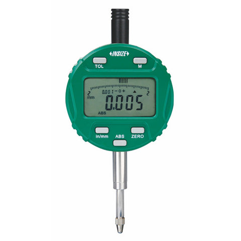 Insize 2103-10FE ELECTRONIC INDICATOR, .5"/12.7mm, flat back