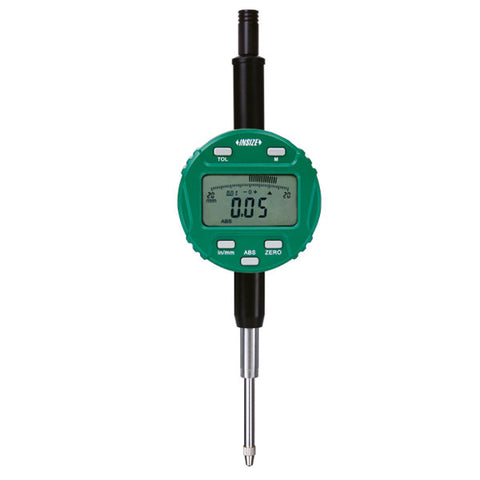 DIGITAL INDICATOR (advanced model), 1"/25.4mm, flat back, with lift cap