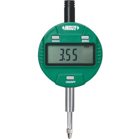 Insize 2112-101F ELECTRONIC INDICATOR, 12.7mm/0.5", flat back