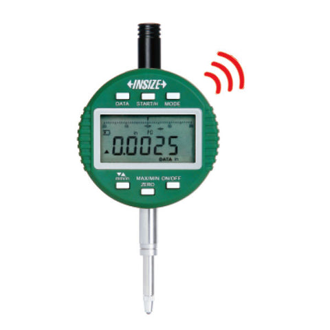 Insize 2134-10E WIRELESS HIGH PRECISION ELECTRONIC INDICATOR (flat back), .5"/12.7mm, graduation .00002"/0.0005mm