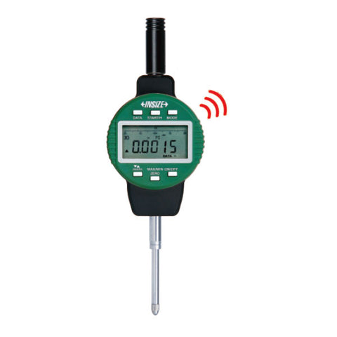Insize 2134-25E WIRELESS HIGH PRECISION ELECTRONIC INDICATOR (flat back), 1"/25.4mm, graduation .00002"/0.0005mm