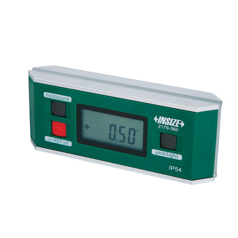 Insize 2179-360 ELECTRONIC LEVEL AND PROTRACTOR, 0-360DEG(90DEG—4), IP54