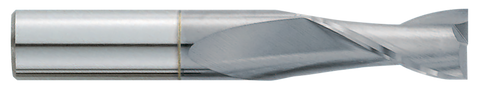 Garr 11154 220MC  1/4" SQ End Mill 2FL 3/4" F/L *TiCN*