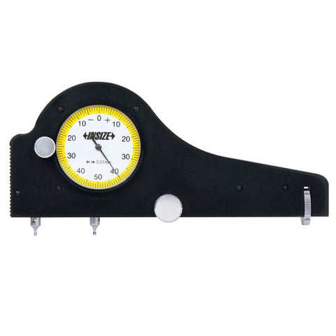 Insize 2234-4E THREAD PITCH MEASURING INSTRUMENT, 0.5-4"/12.7-101.6mm,  dial indicator graduation .0005"