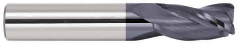Garr 36257 223RA 1/2-.090" C/R End Mill 3FL 1" F/L *TiAlN*