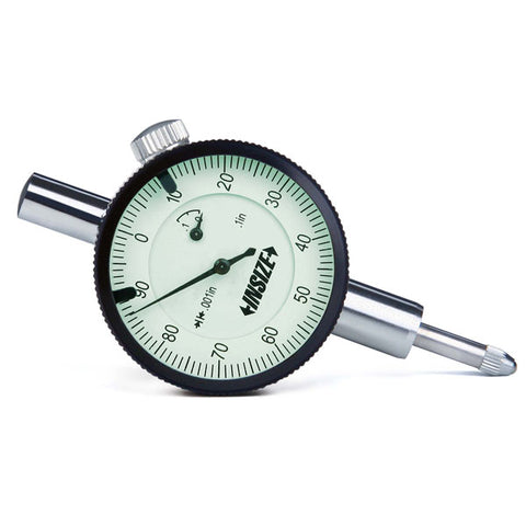 Insize 2304-015 COMPACT DIAL INDICATOR, .1", lug back