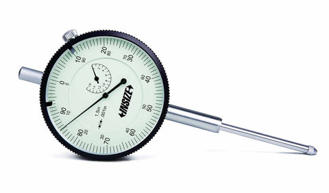 Insize 2312-2 LARGE DIAL FACE DIAL INDICATOR, 2", lug back