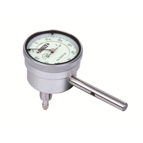 Insize 2320-02 BACK PLUNGER TYPE DIAL INDICATOR, .2"