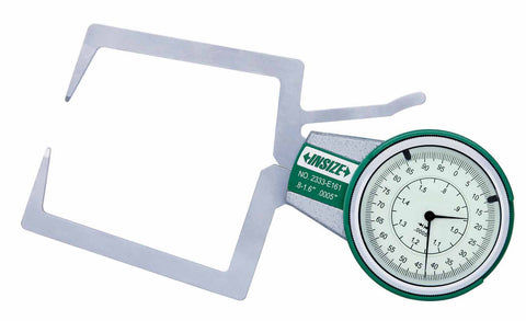 Insize 2333-E121 EXTERNAL DIAL CALIPER GAGE, .4-1.2"