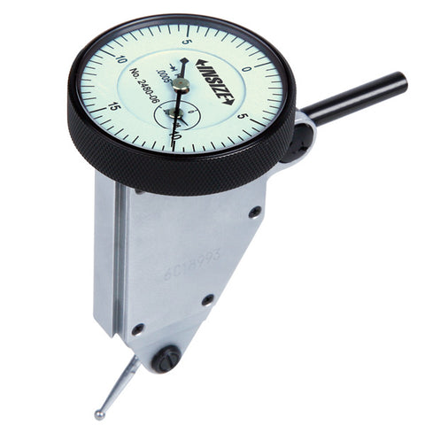 Insize 2480-06 LARGE RANGE BACK PLUNGER TYPE DIAL TEST INDICATOR, .06"