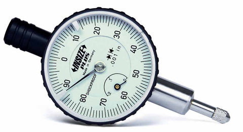 Insize 2832-02 COMPACT DIAL INDICATOR, .2 ", lug back