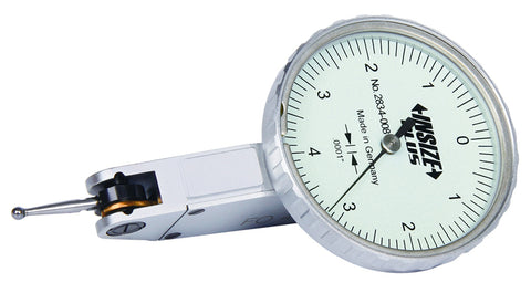 Insize 2834-008 PRECISION DIAL TEST INDICATOR, .008 '', flat back