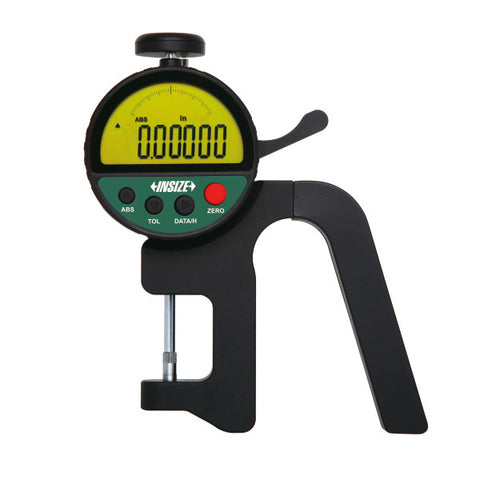 Insize 2879-10 HIGH PRECISION ELECTRONIC THICKNESS GAGE, 0-.4"/0-10mm, .00005"/ 0.001mm