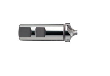 29018HC 7/16 x 3/4 x 1-3/8 x 3-3/4 4 FLUTE CORNER ROUNDING TICN COATED HSS End Mill