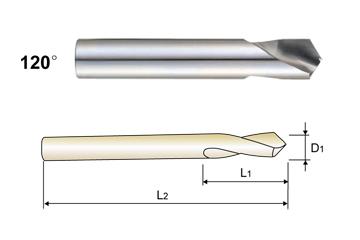 2321L YG 1/2 x 120Â° 120 DEG NC SPOTTING DRILL 8% COBALT