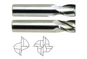 30558 1/8 x 1/8 x 1/4 x 1-1/2 2 FLUTE STUB LENGTH CARBIDE End Mill