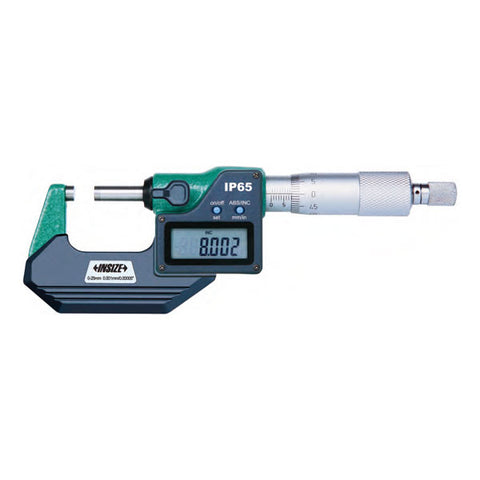 Insize 3101-33E ELECTRONIC OUTSIDE MICROMETER, IP65, 0-3"/0-75mm