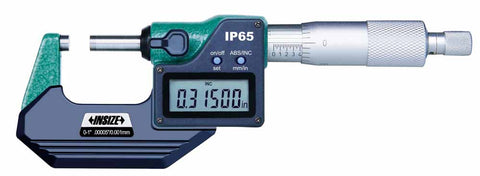 Insize 3108-8 ELECTRONIC OUTSIDE MICROMETER, IP65, 7-8"/175-200mm