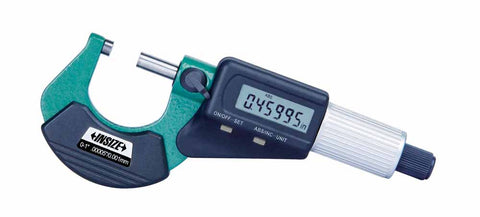 Insize 3109-33E ELECTRONIC OUTSIDE MICROMETER SET, 0-3"/0-75mm