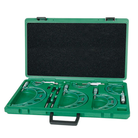 Insize 3203-66A OUTSIDE MICROMETER SET W/CASE, 0-6"
