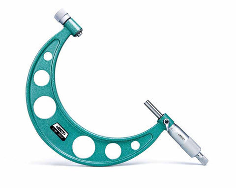 Insize 3206-61 OUTSIDE MICROMETER WITH INTERCHANGEABLE ANVILS, 2-6"