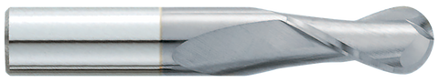 Garr 16124 320MC 13/64" BALL End Mill 2FL 5/8" F/L 1/4" SH *TiCN*