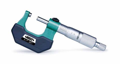 Insize 3236-2B OUTSIDE MICROMETER FOR LEFT AND RIGHT HAND, 1-2"