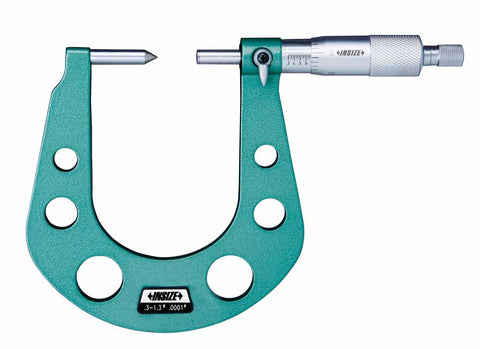 Insize 3288-2 DISK BRAKE MICROMETER, 1-2"