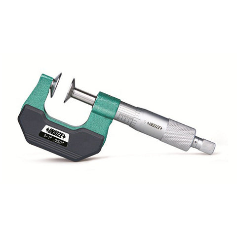 Insize 3294-1 NON ROTATING SPINDLE DISK MICROMETER, 0-1"