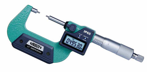 Insize 3533-25E ELECTRONIC SPLINE MICROMETER, 0-1"/0-25mm, type A