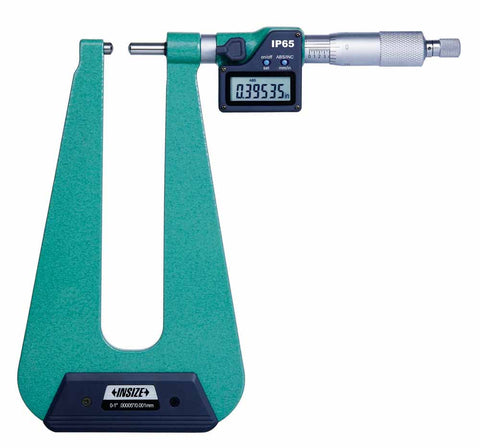 Insize 3539-253SE ELECTRONIC SHEET METAL MICROMETER, 0-1"/0-25mm