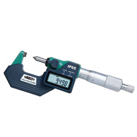 Insize 3566-25CA ELECTRONIC CRIMP HEIGHT MICROMETER, 0-25mm/0-1", 0.001mm/.00005"