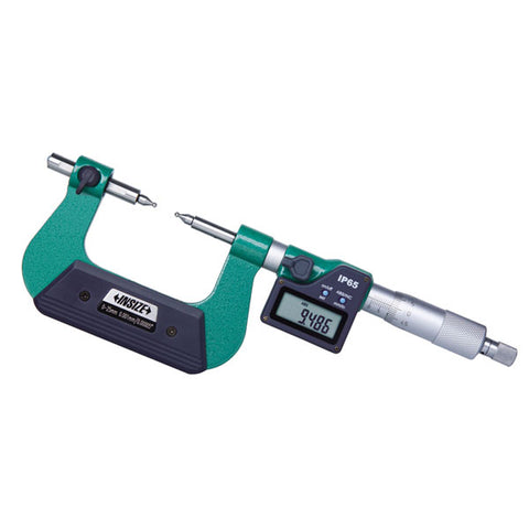 Insize 3594-3 ELECTRONIC NON-ROTATING SPINDLE DISK MICROMETER, 2-3"/50-75mm