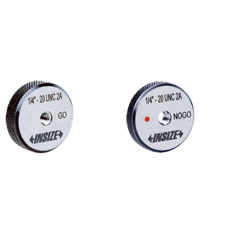 Insize 4121-1B1N AMERICAN STANDARD THREAD RING GAGE, NO GO, 1/4-20UNC