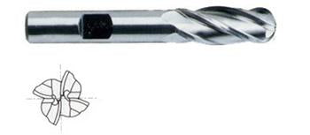 43394CF 7/8 x 7/8 x 1-7/8 x 4-1/8 4 FLUTE REGULAR LENGTH BALL NOSE TIALN-FUTURA COATED 8% COBALT End Mill