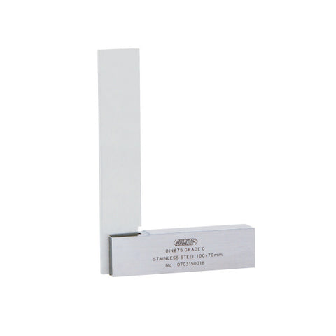 Insize 4792-50 90DEG FLAT EDGE SQUARE WITH WIDE BASE, 2.0x1.6"