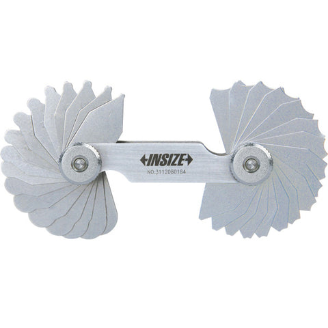 Insize 4801-16E1 RADIUS GAGE, 17/32"-1"