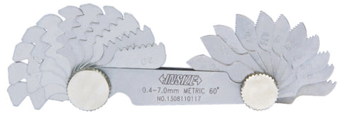 Insize 4820-124 PITCH GAGE, 0.25-7.0mm
