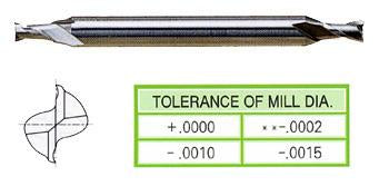 49268CE 5/32 x 3/16 x 15/64 x 2 2 FLUTE STUB LENGTH DE MINIATURE TIALN-EXTREME COATED 8% COBALT End Mill