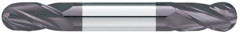 Garr 32117 530MA 3/8" BALL End Mill 4FL 3/4" F/L D/E *TiALN*