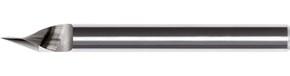 62-1605-C-  .004" Tip Diameter 60° Included Angle Spiral Flute Engraving Tools -Hill Industrial Tools